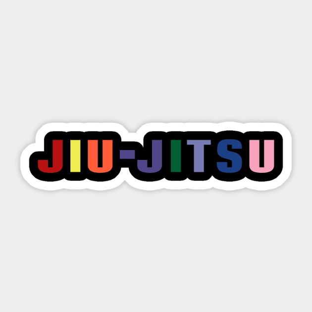 Brazilian Jiu-Jitsu Pride BJJ Sticker by fromherotozero